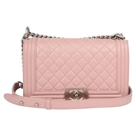 chanel le boy medium pink|chanel bag styles.